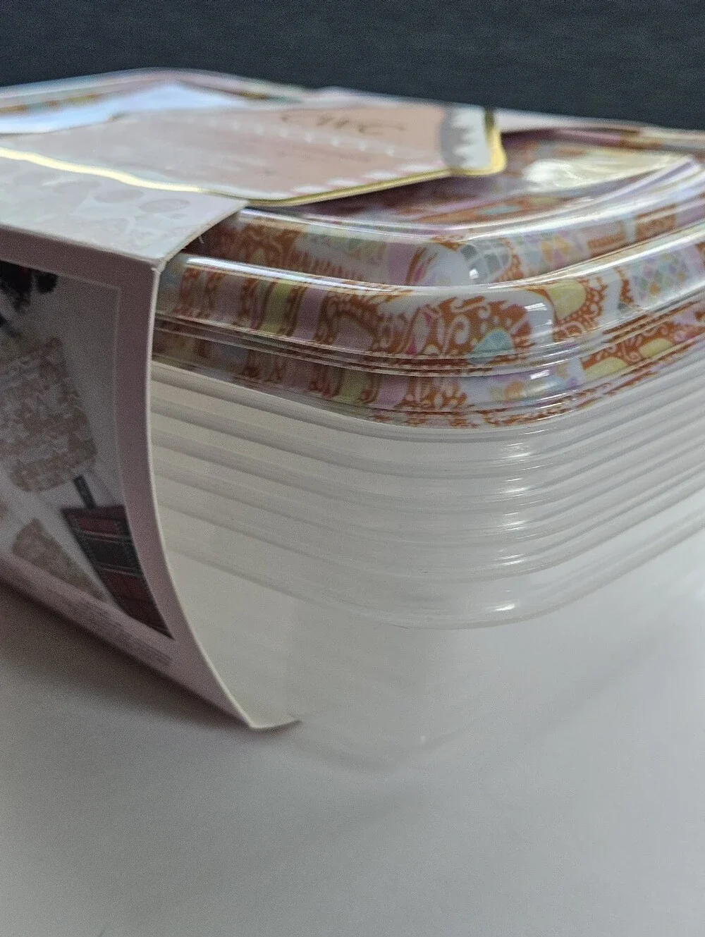 Cook With Color 6 clear plastic container 12 piece colorful lid gingerbread set